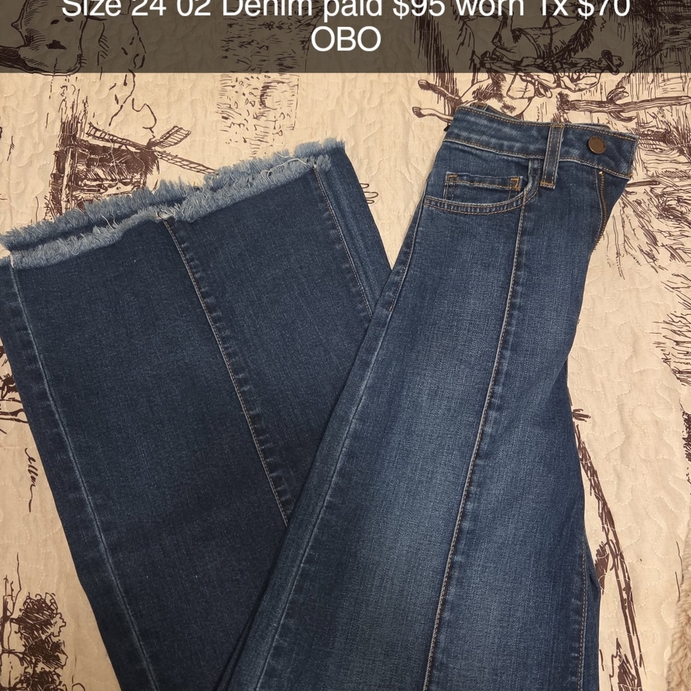 O2 Denim Wide Leg Jeans